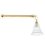 شمع خاموش کن مدل فلزی زنگوله ای بلوری