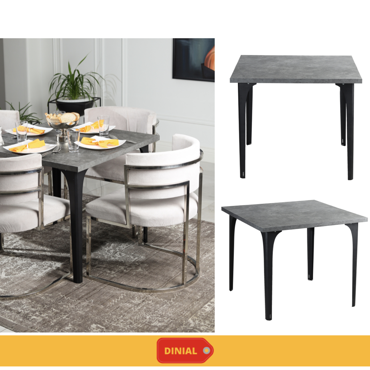 میز نهار خوری دینیال مدل 0189 میز نهار خوری دینیال مدل 0189