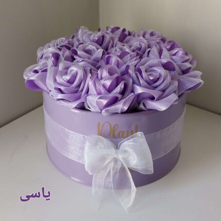 باکس گل مصنوعی مدل رز کد 03
